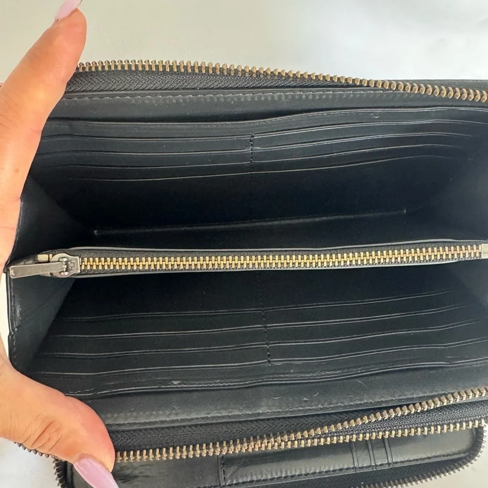 Coach double zip